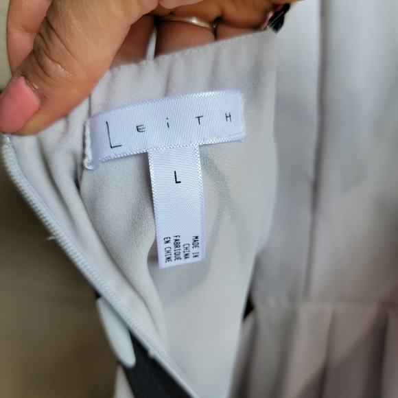 LEITH Floral Side Cutout Jumpsuit, Womens Size L - Picture 6 of 7